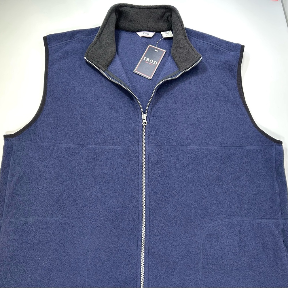 NWT Izod Fleece Vest Size XL Men’s - Picture 2 of 10